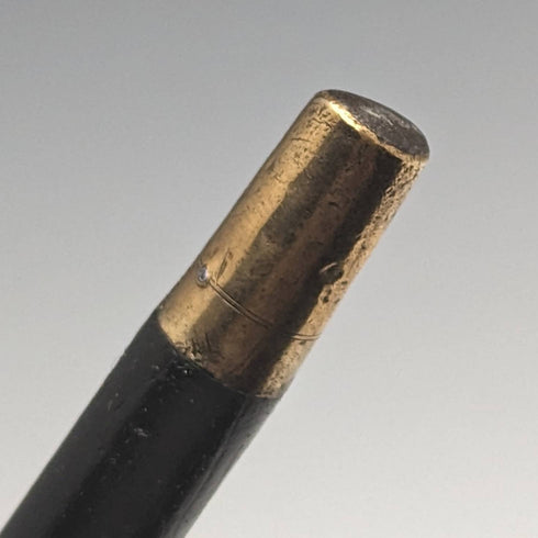 1909年 英国アンティーク 紳士用ステッキ 杖 純銀曲がりハンドル 92cm